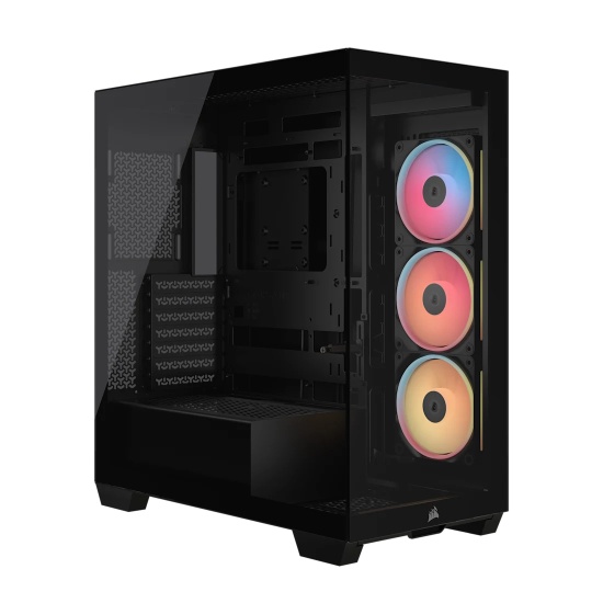 Corsair Midi Tower 3500X LXR LINK TG Black Image