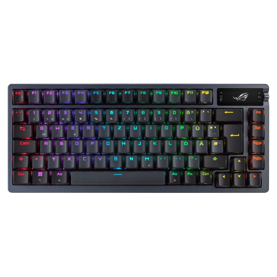 ASUS ROG Azoth keyboard Gaming USB + RF Wireless + Bluetooth QWERTY US English Black Image