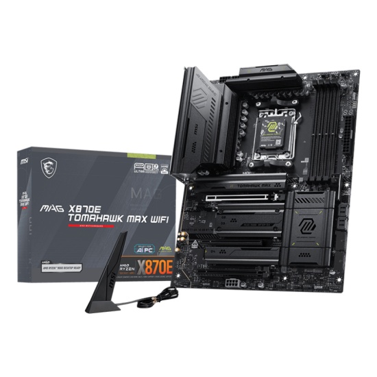 MSI MAG X870E TOMAHAWK MAX WIFI motherboard AMD X870E Socket AM5 ATX Image