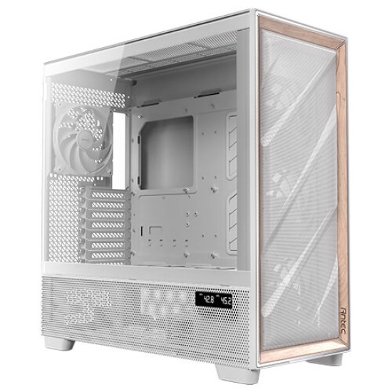 Antec FLUX PRO White EUV Full Tower White, Wood Image