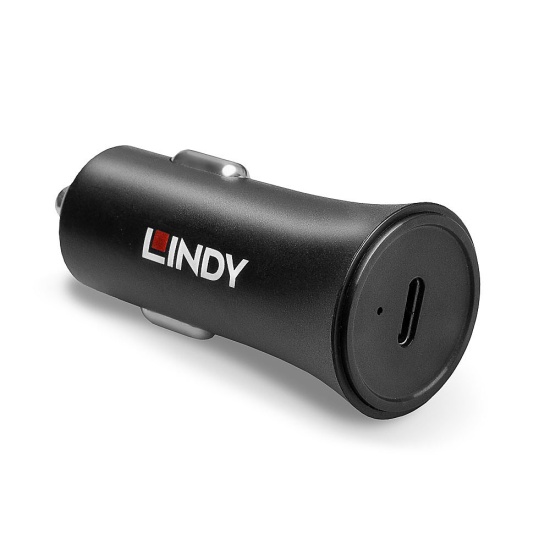 Lindy Single Port USB Type C PD Car Charger, 27W Image