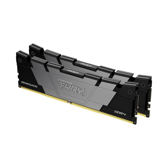 Kingston Technology FURY 16GB 4000MT/s DDR4 CL19 DIMM (Kit of 2) Renegade Black Image
