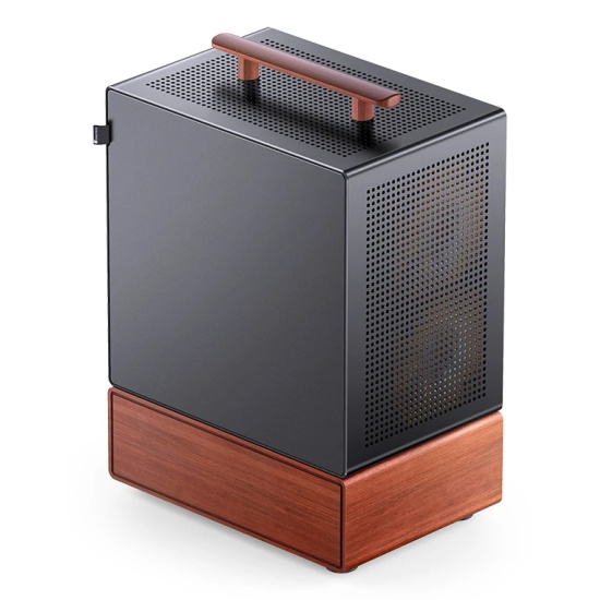 Jonsbo T7 Midi Tower Black, Wood Image
