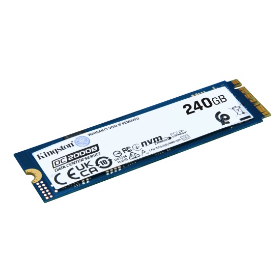 Kingston Technology 240G DC2000B PCIe 4.0 M.2 2280 Enterprise SSD (Non-Heatsink) Image
