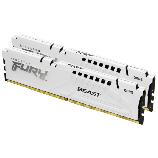 Kingston Technology FURY Beast 32GB 6000MT/s DDR5 CL36 DIMM (Kit of 2) White EXPO Image