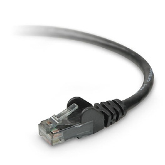 Belkin CAT6 Snagless 12 ft networking cable Black 3.66 m Image
