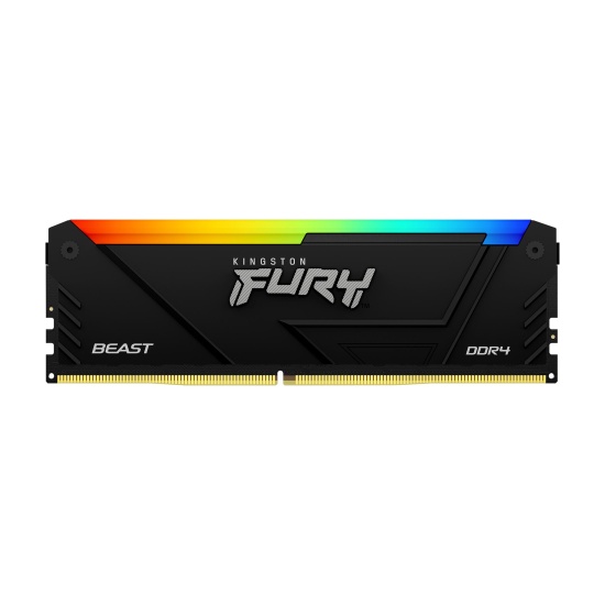 Kingston Technology FURY Beast 16GB 3200MT/s DDR4 CL16 DIMM 1Gx8 RGB Image