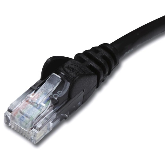 Belkin 0.5 ft. Cat.5e 700 UTP networking cable Black 0.15 m Cat5e Image