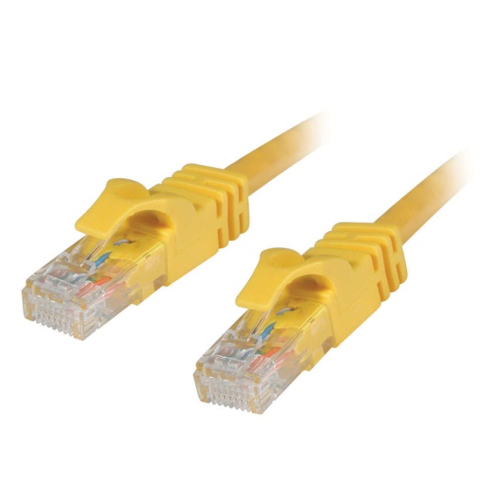 C2G Cat6, 15ft. networking cable Yellow 4.57 m U/UTP (UTP) Image