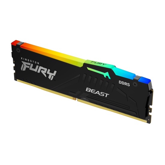 Kingston Technology FURY Beast 16GB 6400MT/s DDR5 CL32 DIMM RGB EXPO Image