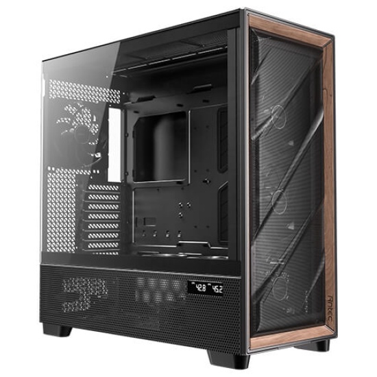 Antec FLUX PRO EUV Full Tower Black, Wood Image