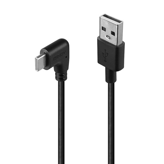 Lindy 32000 USB cable USB 2.0 0.5 m USB A USB C Black Image