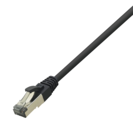 LogiLink CQ8023S networking cable Black 0.5 m Cat8.1 Image