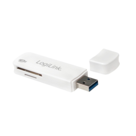 LogiLink CR0034A card reader USB 3.2 Gen 1 (3.1 Gen 1) White Image