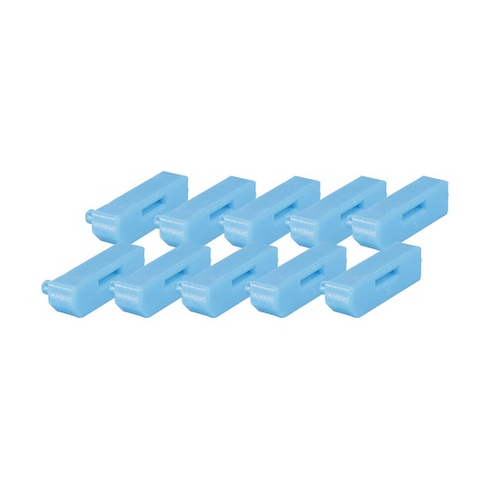 Lindy 40325 port blocker DisplayPort Blue Acrylonitrile butadiene styrene (ABS) 10 pc(s) Image