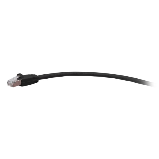 C2G 5ft (1.5m) TAA-Compliant F-Series Cat5e Snagless Shielded (STP) Network Cable - Black Image