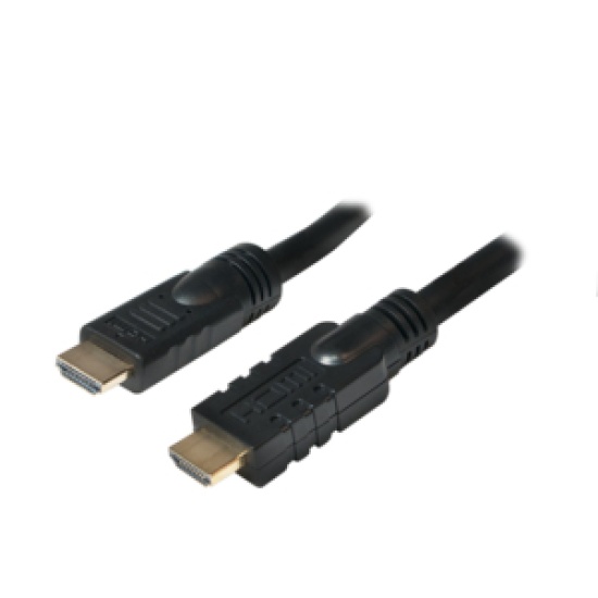 LogiLink CHA0020 HDMI cable 20 m HDMI Type A (Standard) Black Image