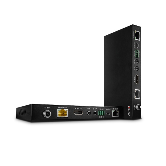 Lindy 100m C6 HDBaseT HDMI 2.0 18G & IR Extender Image