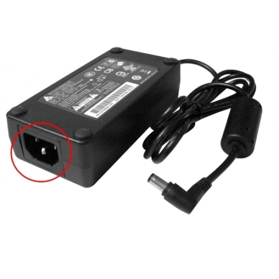 QNAP PWR-ADAPTER-90W-A01 power adapter/inverter Indoor Black Image