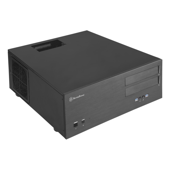 Silverstone GD08 HTPC Black Image