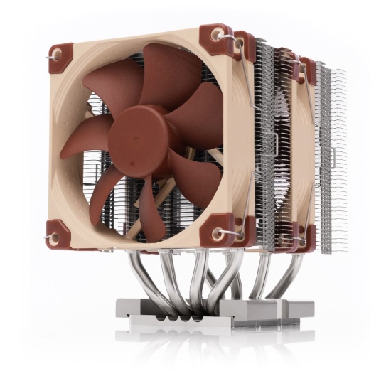 Noctua NH-D9 DX-4677 4U computer cooling system Processor Air cooler 9.2 cm Aluminium, Beige, Brown Image