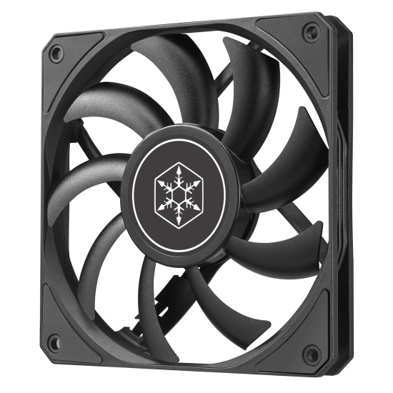 Silverstone Air Slimmer 120 Computer case, Processor Air cooler 12 cm Black 1 pc(s) Image