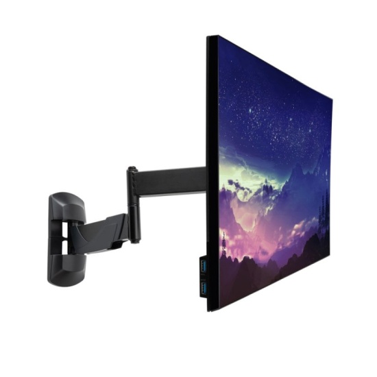 Lindy Single Adjustable Wall Mounted Display Mount Image