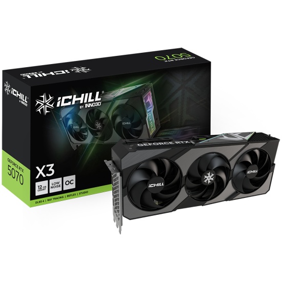 INNO3D iChill GeForce RTX 5070 X3 NVIDIA 12 GB GDDR7 Image