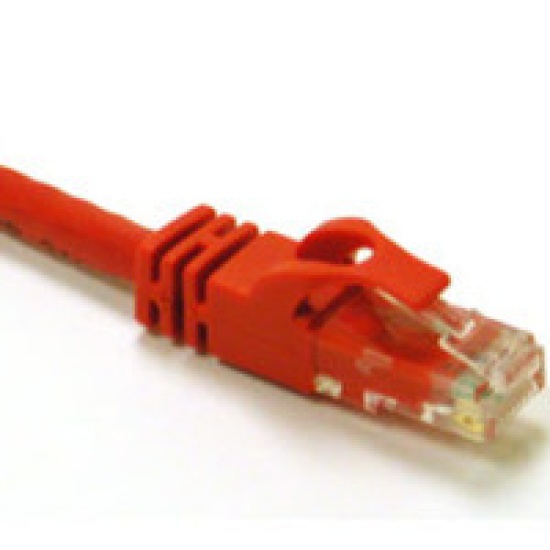 C2G 3ft Cat6 550MHz Snagless Crossover Cable networking cable Red 0.91 m Image