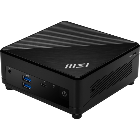 MSI Cubi 5 12M-265US Intel® Core™ i7 i7-1255U 16 GB DDR4-SDRAM 1 TB SSD Windows 11 Home Mini PC Black Image