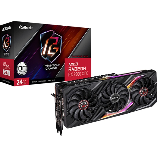 Asrock 90-GA3YZZ-00UANF graphics card AMD Radeon RX 7900 XTX 24 GB GDDR6 Image