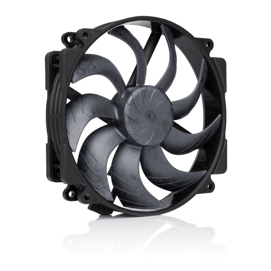 Noctua NF-A14x25r G2 PWM chromax.black Next-gen black round 140mm fan Image