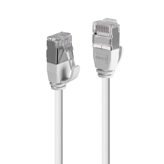 Lindy 3m Cat.6A U/FTP Ultra Slim Network Cable, Grey Image