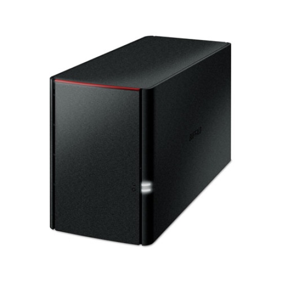 Buffalo LinkStation LS220D0402 NAS/storage server Desktop ARM 0.256 GB DDR3 4 TB HDD Black Image