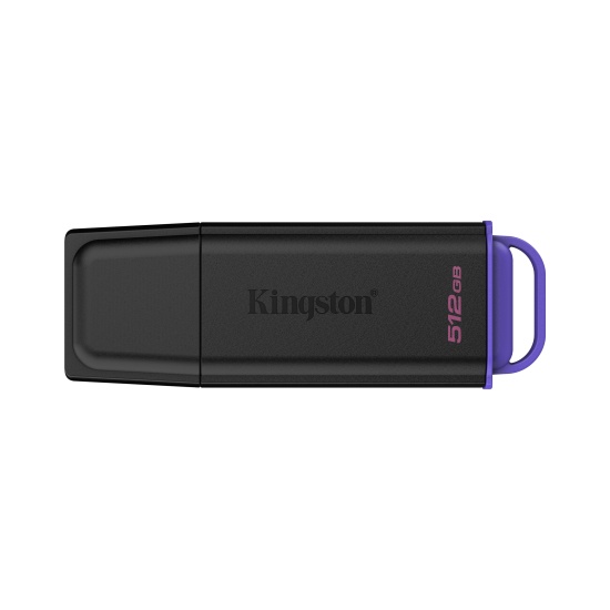 Kingston Technology DataTraveler 512GB Portable USB 3.2 Gen 1 Exodia Black/Purple Image