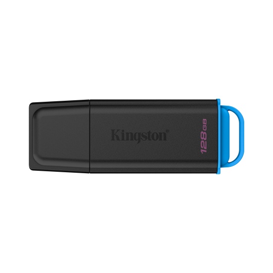 Kingston Technology DataTraveler 128GB Portable USB 3.2 Gen 1 Exodia Black/Blue Image
