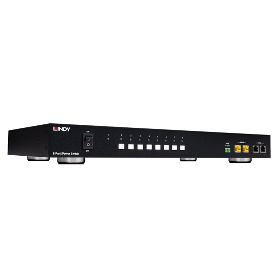 Lindy 32623 power distribution unit (PDU) 8 AC outlet(s) 1U Black Image