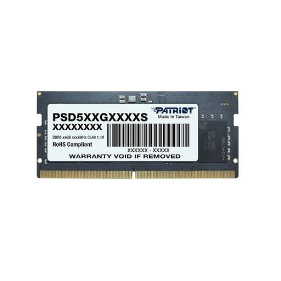 Patriot Memory Signature Line PSD58G560041S memory module 8 GB 1 x 8 GB DDR5 262-pin SO-DIMM Image