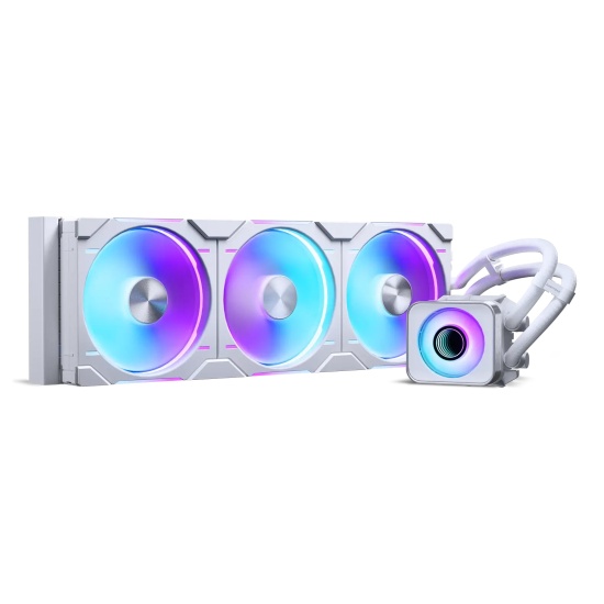 Phanteks Glacier One 420 D30 X2 Processor All-in-one liquid cooler 14 cm White 2 pc(s) Image