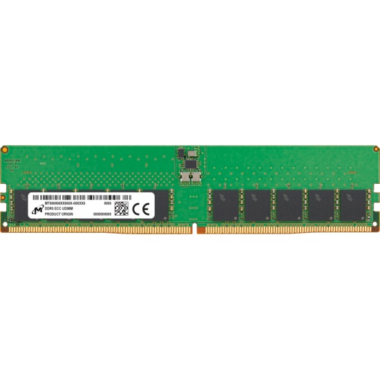 Micron 32GB DDR5-5600 ECC UDIMM 2Rx8 CL46 Image