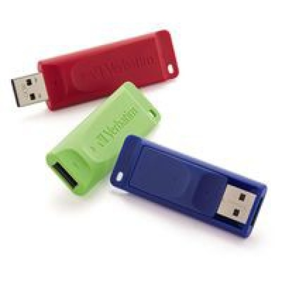 Verbatim 32 GB Store 'n' Go USB Drive USB flash drive USB Type-A Blue, Green, Red Image