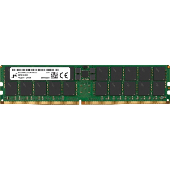 Micron MTC40F2047S1RC56BR memory module 128 GB 1 x 128 GB DDR5 5600 MT/s 288-pin DIMM ECC Image
