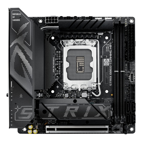 ASUS ROG STRIX B860-I GAMING WIFI Intel B860 LGA 1851 (Socket V1) mini ITX Image