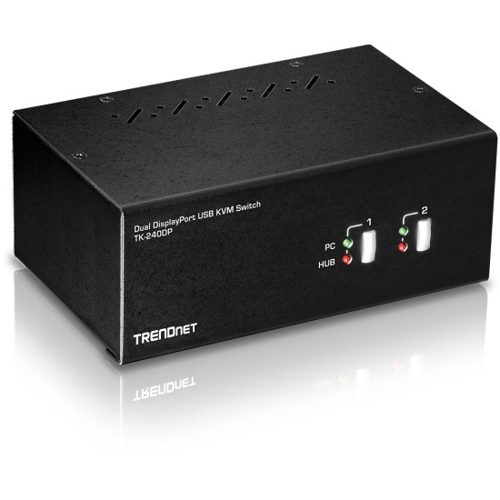 Trendnet TK-240DP KVM switch Black Image