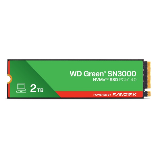Western Digital Green WD ™ SN3000 NVMe™ SSD POWERED BY SANDISK 2 TB Image