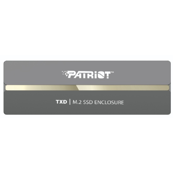 Patriot Memory TXD PCIe M.2 2280 USB 3.2 Gen2 SSD ENCLOSURE Silver Image