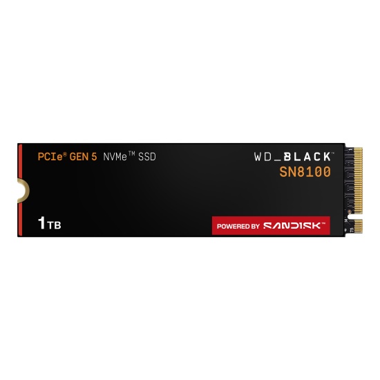 Western Digital Black WD_BLACK™ SN8100 NVMe™ SSD POWERED BY SANDISK 1 TB Image