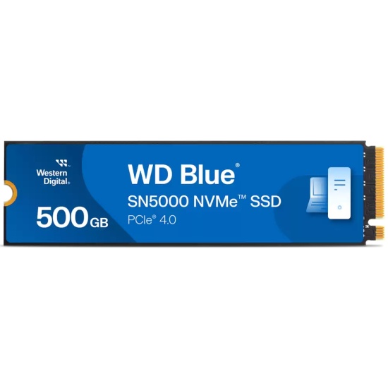 Western Digital Blue SN5000 500 GB M.2 PCI Express 4.0 NVMe 3D TLC NAND Image