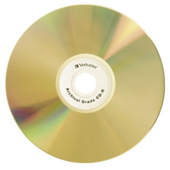 Verbatim UltraLife™ Gold Archival Grade CD-R 80MIN 700MB 52X 50pk Spindle 82x 50 pc(s) Image