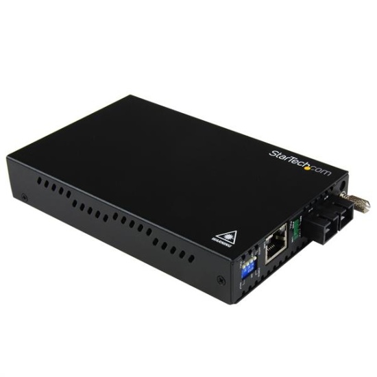StarTech.com Gigabit Ethernet Multi Mode Fiber Media Converter SC 550m - 1000 Mbps Image